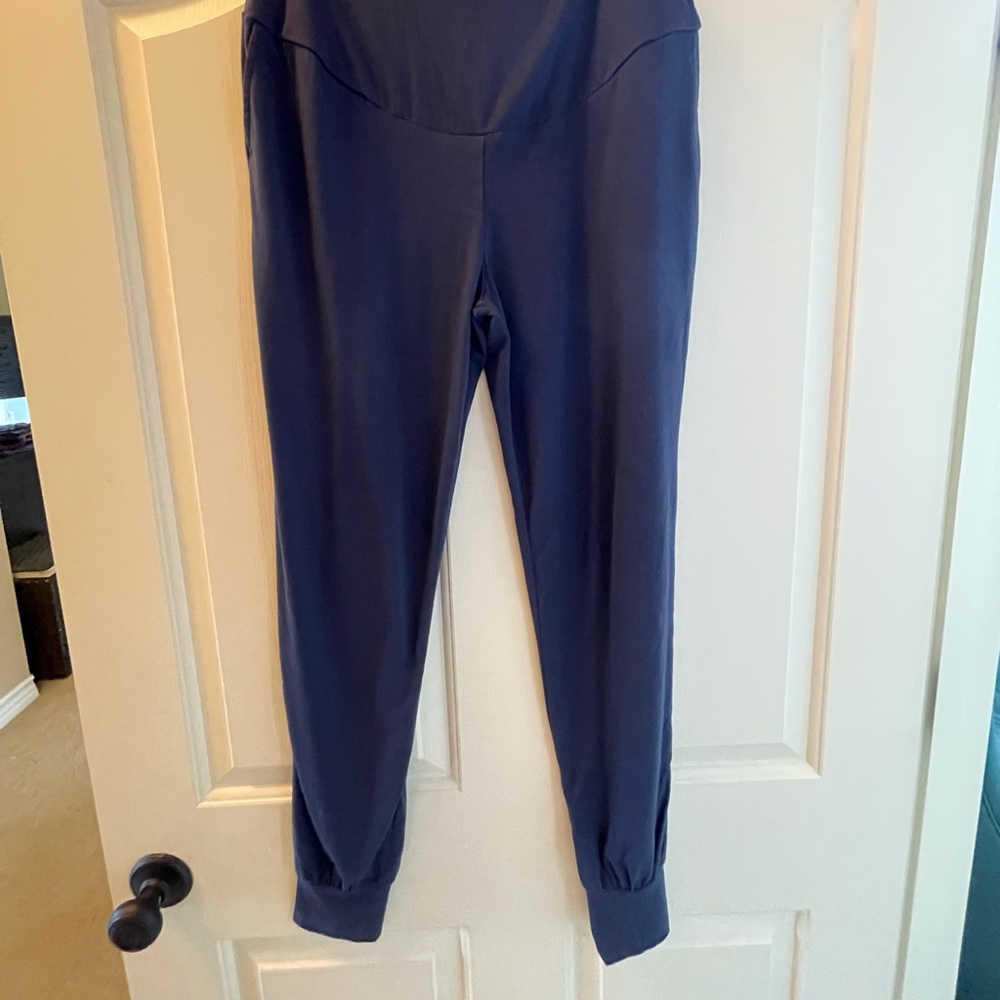 TWO Cotton Maternity Joggers, Sz. M